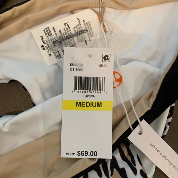 Summerful Captiva Leopard Print Bikini from Everything But Water. NWT. Medium - Picture 2 of 6